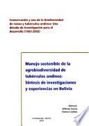 libro Manejo Sostenible De La Agrobiodiversidad De Tubérculos Andinos